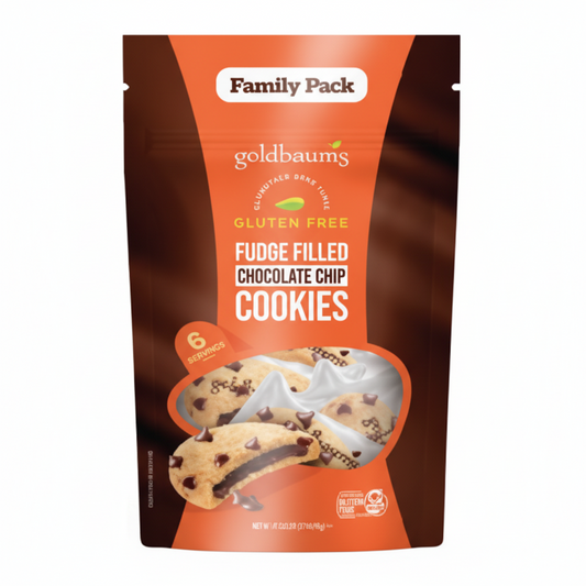 Goldbaums Fudge Filled Chocolate Chip Cookies - Passover