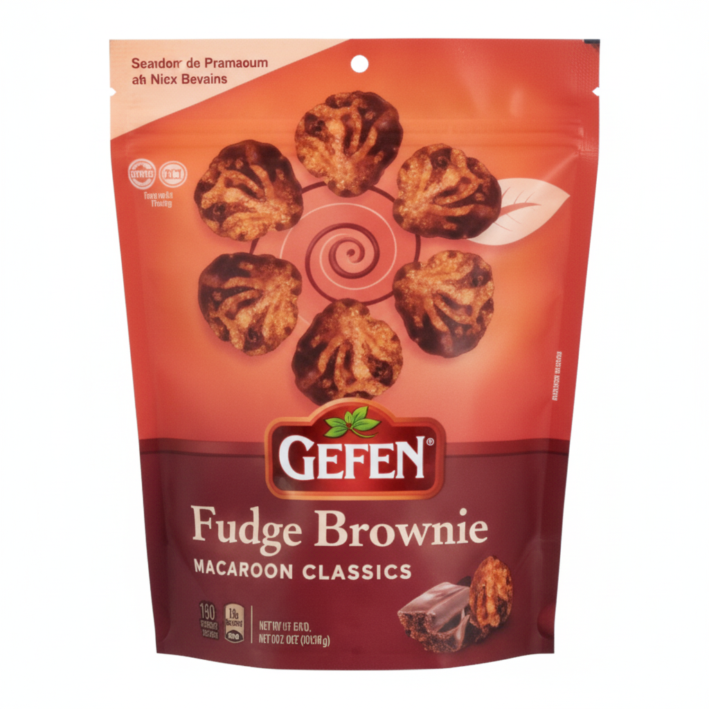 GEFEN CHOCOLATE NUT BROWNIE MACAROONS - Passover