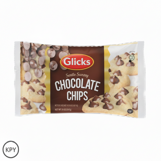 GLICKS REAL CHOCOLATE CHIPS - Passover