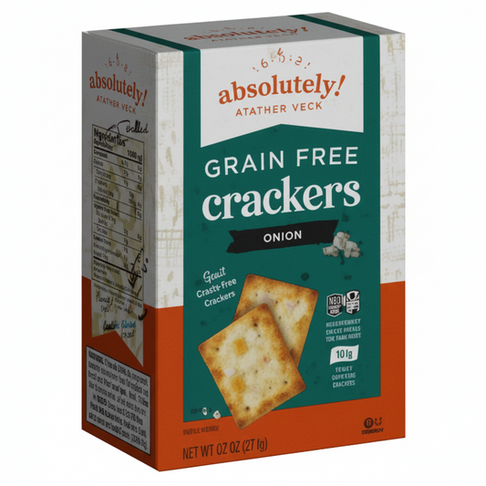ABSOLUTELY GLUTEN FREE ONION CRACKERS - Passover