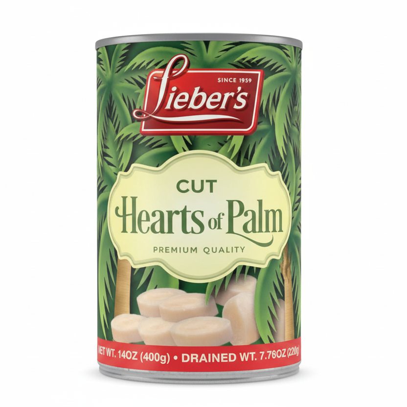 Lieber's Cut Hearts of Palms 14oz - Passover