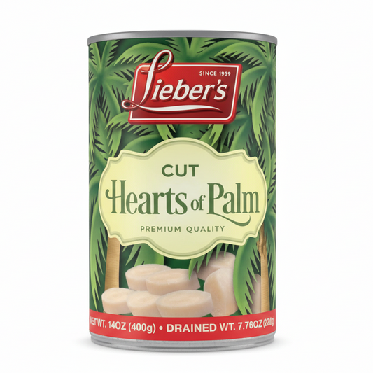 Lieber's Cut Hearts of Palms 14oz - Passover