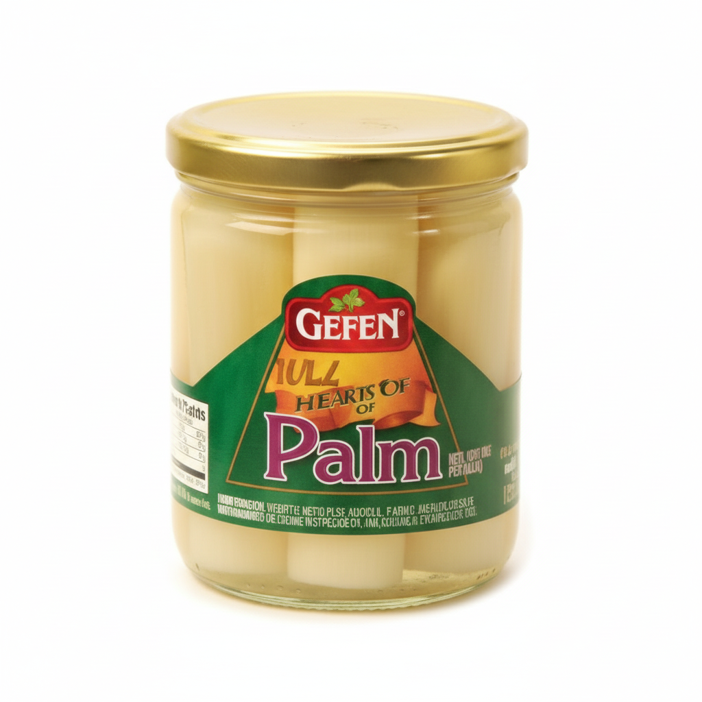 GEFEN WHOLE HEARTS OF PALM - JAR - Passover