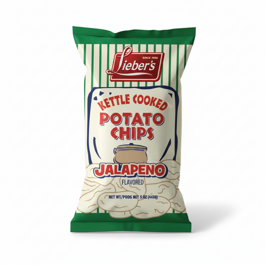 Lieber's Kettle Chips Jalapeno 5oz - Passover