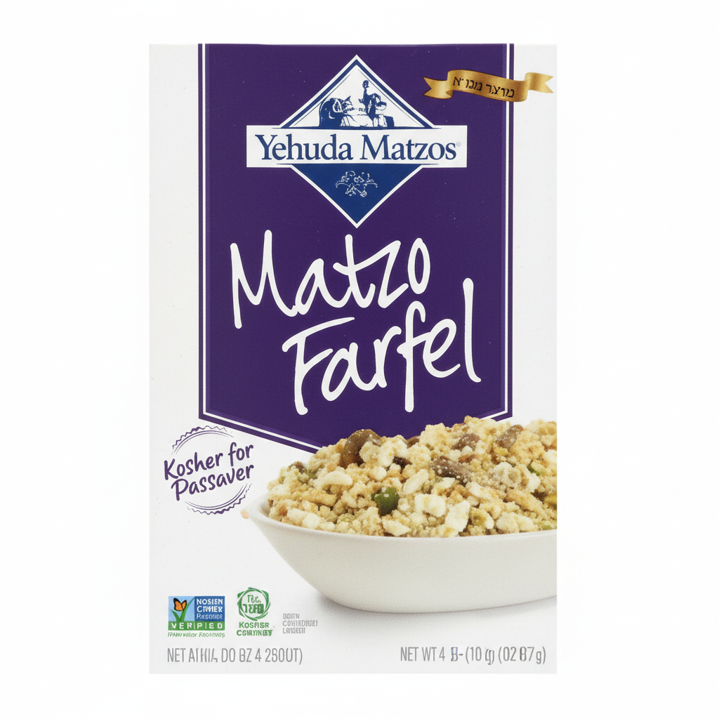 YEHUDA MATZO FARFEL BOX 8oz - Passover