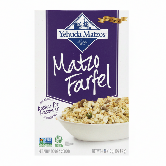 YEHUDA MATZO FARFEL BOX 8oz - Passover