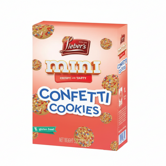 Lieber's Mini Confetti Cookies - Passover