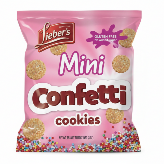 Lieber's Mini Confetti Cookies - Passover