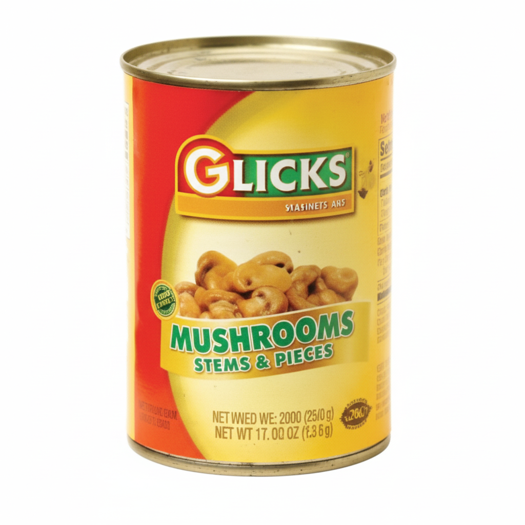 GLICKS 8OZ MUSHROOMS STEMS & PIECES - Passover