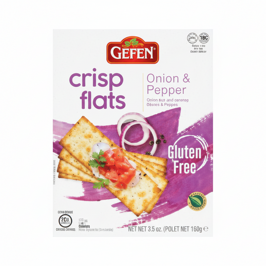 GEFEN ONION & PEPPER CRISP FLATS - Passover