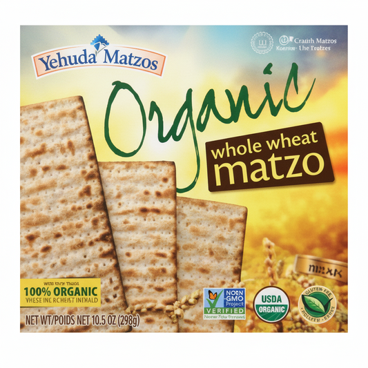 YEHUDA ORGANIC WHOLE WHEAT MATZO - Passover