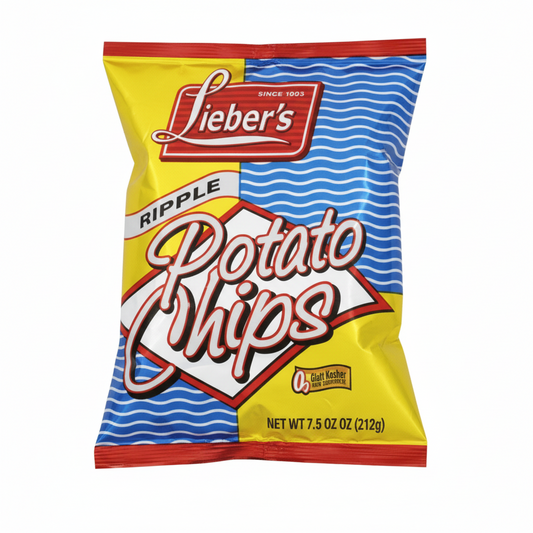 Lieber's Potato Chips (Rippled) 0.75oz - Passover