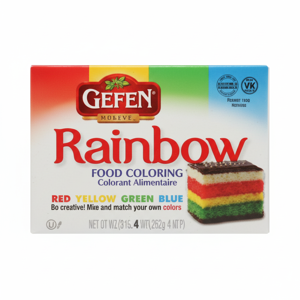GEFEN ASSORTED FOOD COLORING - Passover