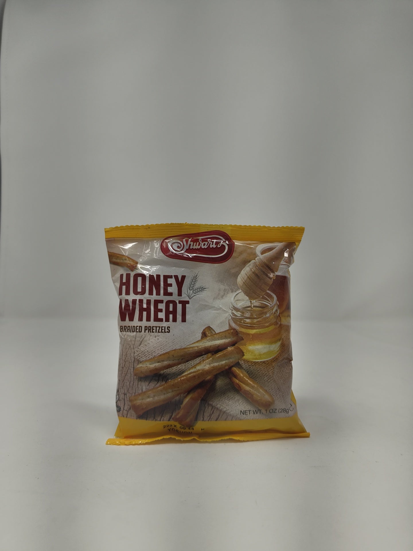 Swartz Honey Wheat Braided Pretzels 1oz