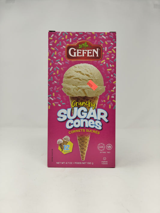 Gefen Crunchy Sugar Cones 4.7 oz