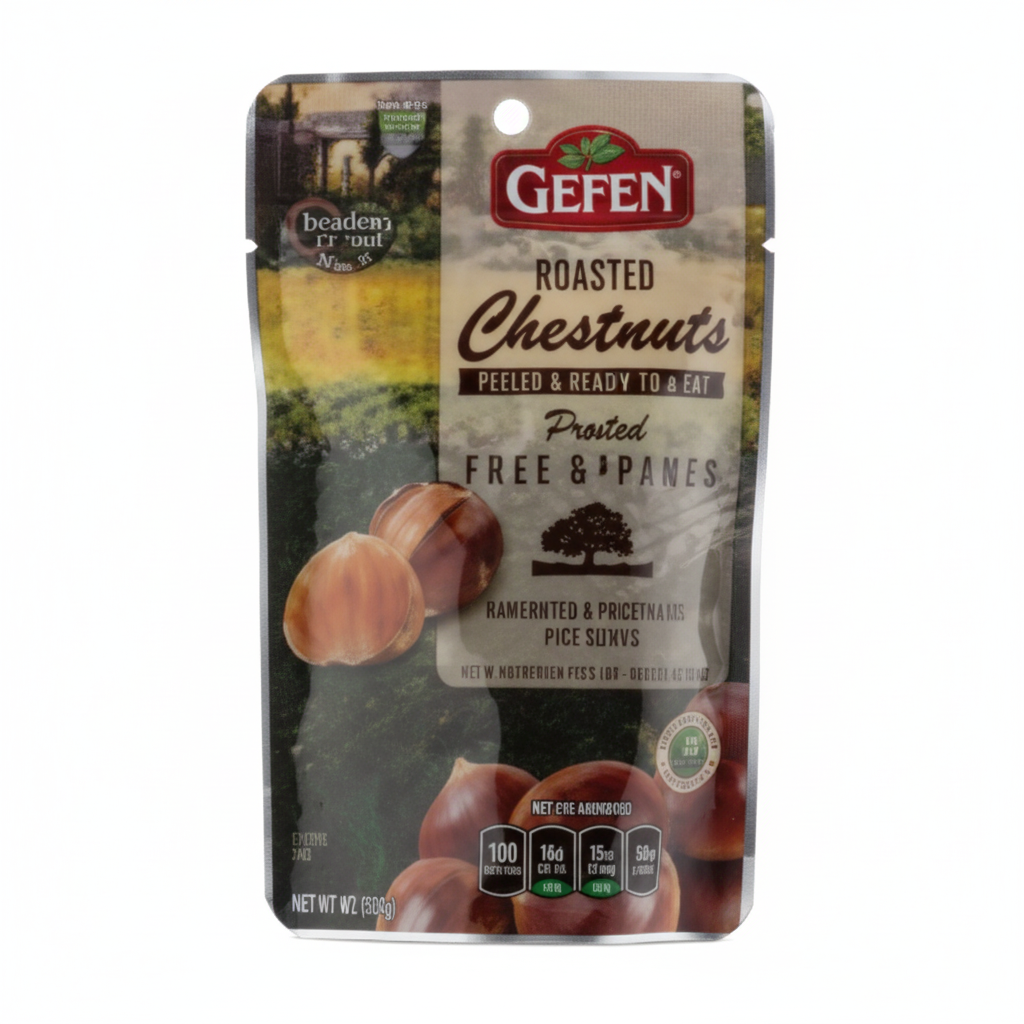GEFEN 3 OZ ROASTED PEELED CHESTNUTS - Passover