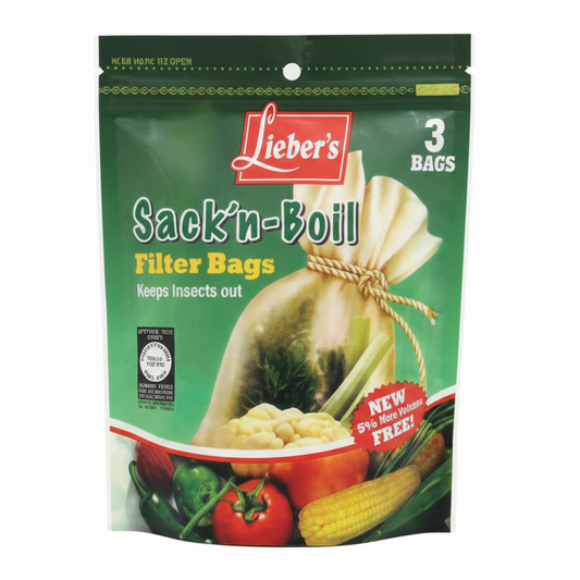 Lieber's Sack-n-Boil Insect 3 Bags - Passover