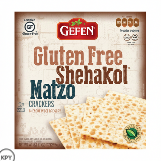 GEFEN GLUTEN FREE SHEHAKOL MATZO CRACKERS - Passover