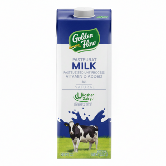 GOLDEN FLOW 1% SHELF STABLE MILK - Passover