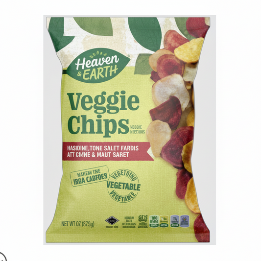 HEAVEN & EARTH VEGGIE CHIPS 1oz - Passover