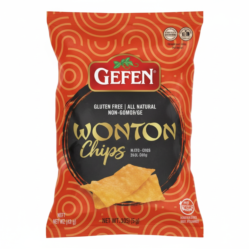 GEFEN GLUTEN FREE WONTON CHIPS - Passover